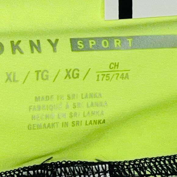 DKNY Sport Confetti Print High Waist 7/8 Tights xl - Picture 11 of 12